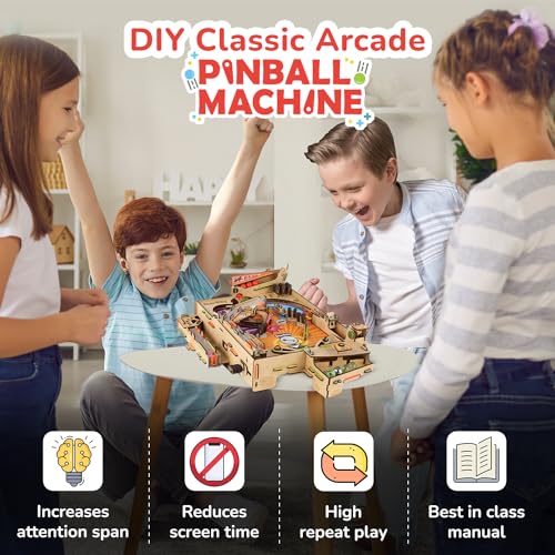 SMARTIVITY MÁQUINA DE PINBALL DIY PARA NIÑOS DE 8 A 14 AÑOS JUEGO DE ARCADE GALARDONADO GLOBALMENTE CONSTRUYE TU PROPIA MÁQUINA - 2