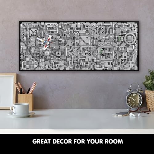 TG BLOCKS STAR TRENCH 3D WARS RUN ARTE DE PARED EN KIT DE MANUALIDADES CON LADRILLOS MICRO ENMARCADOS ACTIVIDAD CREATIVA - 6