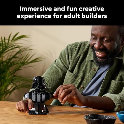 LEGO STAR WARS DARTH VADER BUSTO JUEGO DE CONSTRUCCIÓN COLECCIONABLE PARA ADULTOS A PARTIR DE 18 AÑOS REGALO DE STAR WARS - 3