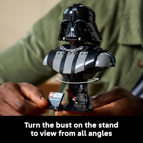 LEGO STAR WARS DARTH VADER BUSTO JUEGO DE CONSTRUCCIÓN COLECCIONABLE PARA ADULTOS A PARTIR DE 18 AÑOS REGALO DE STAR WARS - 6