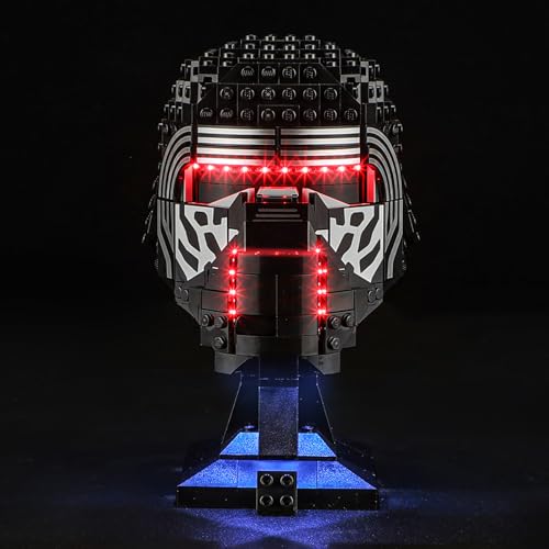 BRIKSMAX KIT DE LUCES 20 PARA CASCO LEGO KYLO REN INNOVADORA ILUMINACIÓN LED COMPATIBLE CON LEGO STAR WARS 75415 JUEGO DE LEGO - 1