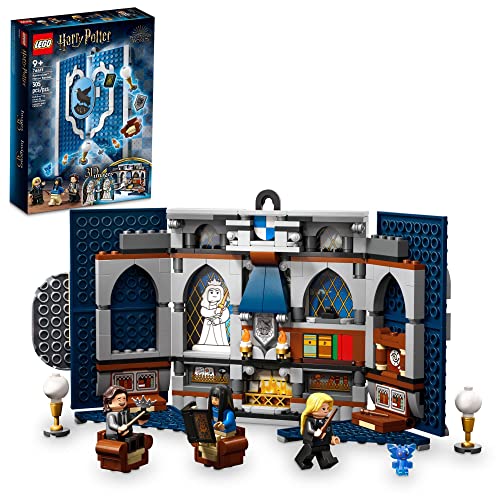 LEGO HARRY POTTER ESTANDARTE DE LA CASA RAVENCLAW KIT DE CONSTRUCCIÓN 76411DECORACIÓN DE PARED 3D DE HABITACIÓN DE HARRY POTTER - 1