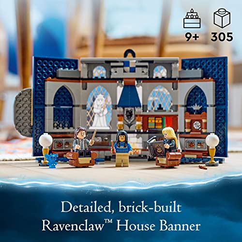 LEGO HARRY POTTER ESTANDARTE DE LA CASA RAVENCLAW KIT DE CONSTRUCCIÓN 76411DECORACIÓN DE PARED 3D DE HABITACIÓN DE HARRY POTTER - 2