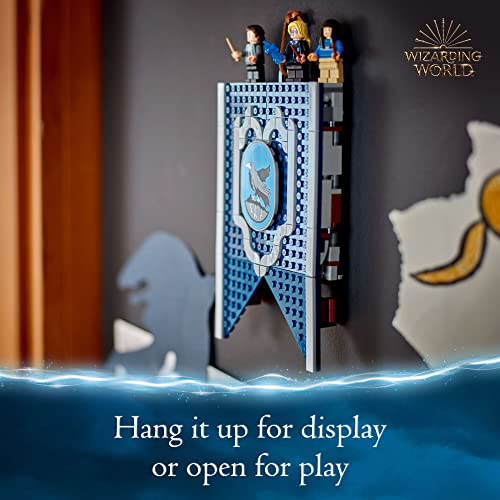LEGO HARRY POTTER ESTANDARTE DE LA CASA RAVENCLAW KIT DE CONSTRUCCIÓN 76411DECORACIÓN DE PARED 3D DE HABITACIÓN DE HARRY POTTER - 3