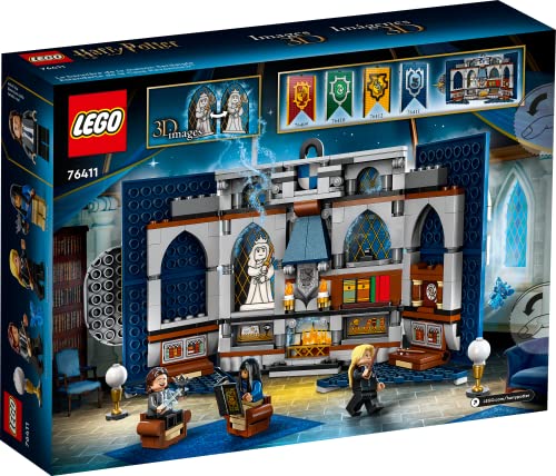 LEGO HARRY POTTER ESTANDARTE DE LA CASA RAVENCLAW KIT DE CONSTRUCCIÓN 76411DECORACIÓN DE PARED 3D DE HABITACIÓN DE HARRY POTTER - 4