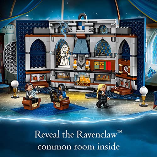 LEGO HARRY POTTER ESTANDARTE DE LA CASA RAVENCLAW KIT DE CONSTRUCCIÓN 76411DECORACIÓN DE PARED 3D DE HABITACIÓN DE HARRY POTTER - 5