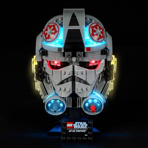 YEABRICKS LUZ LED PARA MODELO DE BLOQUES DE CONSTRUCCIÓN DE CASCO DE CONDUCTOR DE STAR WARS 75429 JUEGO DE CONSTRUCCIÓN NO - 1