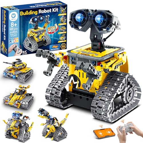 SILLBIRD KIT DE CONSTRUCCIÓN DE ROBOT CON CONTROL REMOTO REGALOS STEM PARA NIÑOS DE 8 A 13 AÑOS JUGUETES ROBÓTICOS - 1
