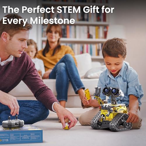 SILLBIRD KIT DE CONSTRUCCIÓN DE ROBOT CON CONTROL REMOTO REGALOS STEM PARA NIÑOS DE 8 A 13 AÑOS JUGUETES ROBÓTICOS - 2