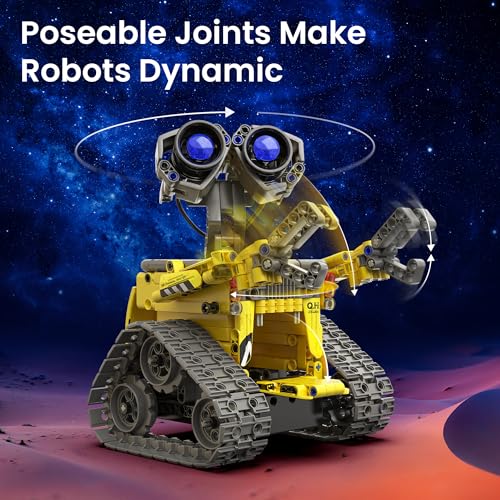 SILLBIRD KIT DE CONSTRUCCIÓN DE ROBOT CON CONTROL REMOTO REGALOS STEM PARA NIÑOS DE 8 A 13 AÑOS JUGUETES ROBÓTICOS - 5