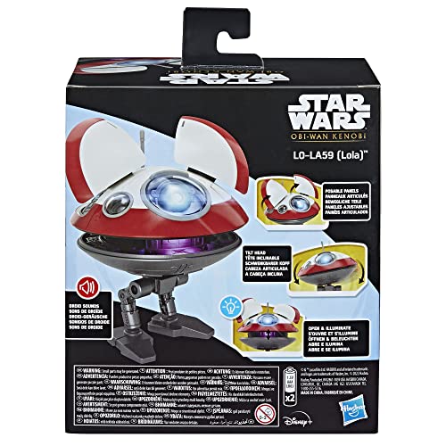 STAR WARS L0LA59 LOLA JUGUETE DROIDE INSPIRADO EN LA SERIE OBIWAN KENOBI JUGUETES INTERACTIVOS JUGUETES PARA NIÑOS Y NIÑAS DE 4 - 3