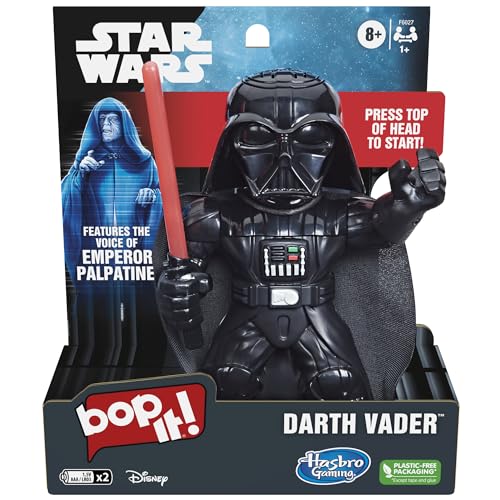 JUEGO BOP IT EDICIÓN DARTH VADER DE STAR WARS INCLUYE LA VOZ DEL EMPERADOR PALPATINE JUEGO PARA 1 O MÁS JUGADORES EDADES DE 8 - 1
