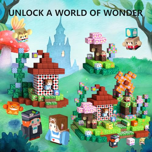 GOBIDEX JUGUETES DE CONSTRUCCIÓN DE BLOQUES MAGNÉTICOS DE 100 PIEZAS PARA NIÑAS Y NIÑOS DE 3 AÑOS CONSTRUYE MAGWONDER BASADO - 2