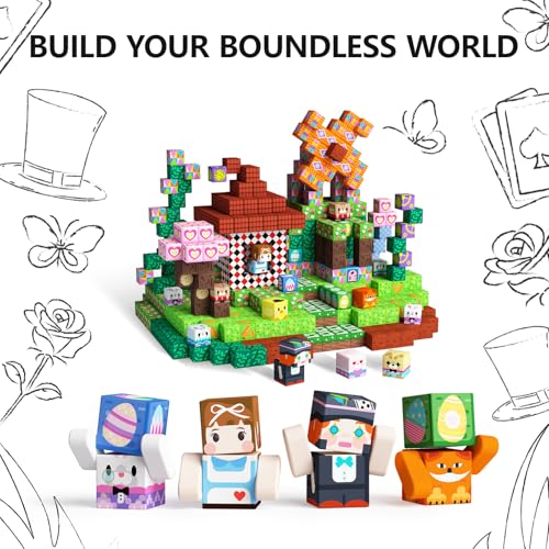 GOBIDEX JUGUETES DE CONSTRUCCIÓN DE BLOQUES MAGNÉTICOS DE 100 PIEZAS PARA NIÑAS Y NIÑOS DE 3 AÑOS CONSTRUYE MAGWONDER BASADO - 3