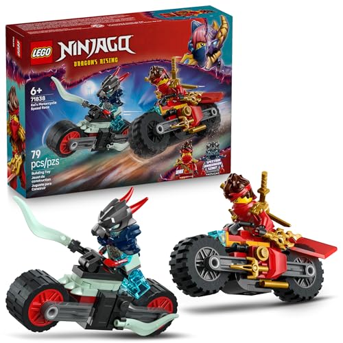 LEGO NINJAGO MOTOCICLETA DE CARRERAS DE VELOCIDAD DE KAI JUGUETE DE CONSTRUCCIÓN PARA NIÑOS JUGUETE DE MOTOCICLETA DE JUEGO - 1