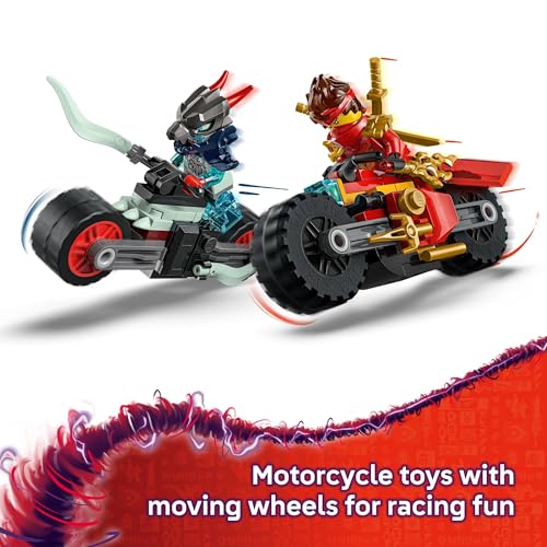 LEGO NINJAGO MOTOCICLETA DE CARRERAS DE VELOCIDAD DE KAI JUGUETE DE CONSTRUCCIÓN PARA NIÑOS JUGUETE DE MOTOCICLETA DE JUEGO - 3