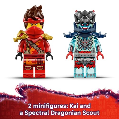 LEGO NINJAGO MOTOCICLETA DE CARRERAS DE VELOCIDAD DE KAI JUGUETE DE CONSTRUCCIÓN PARA NIÑOS JUGUETE DE MOTOCICLETA DE JUEGO - 5