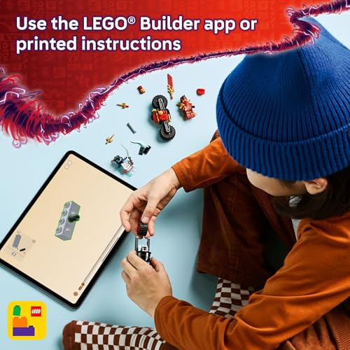 LEGO NINJAGO MOTOCICLETA DE CARRERAS DE VELOCIDAD DE KAI JUGUETE DE CONSTRUCCIÓN PARA NIÑOS JUGUETE DE MOTOCICLETA DE JUEGO - 6