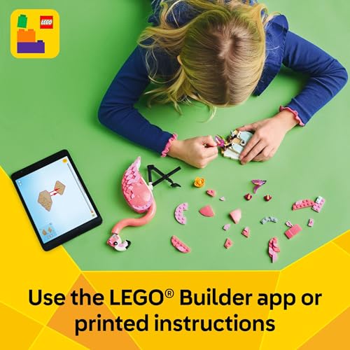 LEGO CREATOR 3 EN 1 ANIMALES SALVAJES JUGUETE DE CONSTRUCCIÓN DE ANIMALES DE FLAMENCO ROSA JUEGO CON 3 OPCIONES - 6
