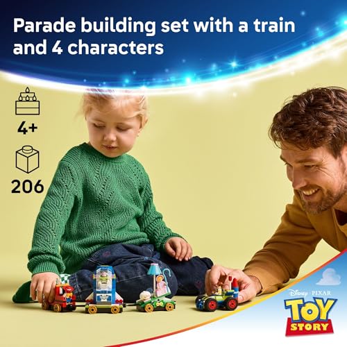 LEGO DISNEY Y PIXAR TOY STORY CELEBRACIÓN TREN Y COCHE RC JUGUETE PARA NIÑOS PEQUEÑOS JUEGO DE CONSTRUCCIÓN PARA SENSIBILIDAD - 2