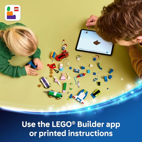 LEGO DISNEY Y PIXAR TOY STORY CELEBRACIÓN TREN Y COCHE RC JUGUETE PARA NIÑOS PEQUEÑOS JUEGO DE CONSTRUCCIÓN PARA SENSIBILIDAD - 4