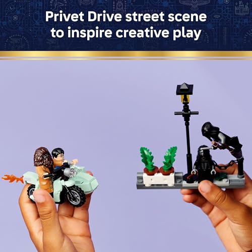 LEGO HARRY POTTER JUGUETE DE CONSTRUCCIÓN DE ESCAPE PRIVET DRIVE DE HAGRID Y HARRY PARA NIÑOS Y NIÑAS JUEGO DE SIMULACIÓN - 4