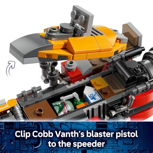LEGO STAR WARS COBB VANTHS SPEEDER JUGUETE DE CONSTRUCCIÓN PARA NIÑOS Y NIÑAS VEHÍCULO ESPACIAL DE JUEGO DE SIMULACIÓN - 3