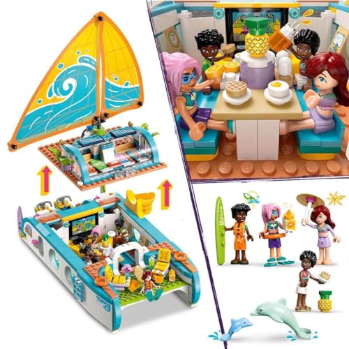 LEGO 42664 FRIENDS BOAT ADVENTURE TOY REGALO DE CUMPLEAÑOS BLOQUES NIÑAS NIÑOS 8 AÑOS 9 AÑOS 10 AÑOS ESCUELA PRIMARIA VEHÍCULOS - 5