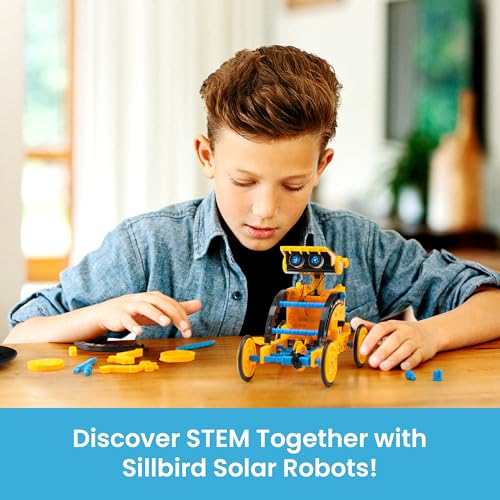 SILLBIRD KIT DE ROBOT DE CONSTRUCCIÓN SOLAR REGALO STEM PARA NIÑOS DE 8 A 13 AÑOS 12 EN 1 JUGUETES EDUCATIVOS DE CIENCIA - 2