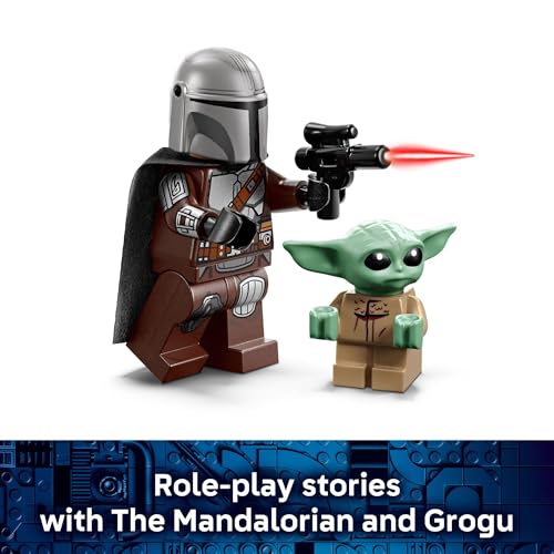 LEGO STAR WARS THE MANDALORIAN GROGUS SPEEDER BIKE JUGUETE DE CONSTRUCCIÓN PARA NIÑOS Y NIÑAS VEHÍCULO ESPACIAL DE JUEGO - 5