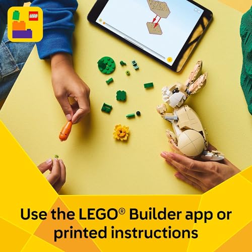 LEGO CREATOR 3 EN 1 JUGUETES LINDO CONEJO JUEGO DE CONSTRUCCIÓN CON 3 OPCIONES DE CONSTRUCCIÓN CONEJO FOCA O LLAMA FIGURAS - 6