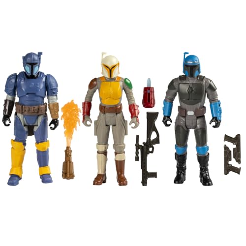 STAR WARS EPIC HERO SERIES UNITE THE CLANS PACK PAZ VIZSLA MANDALORIAN WARRIOR AXE WOVES FIGURAS DE ACCIÓN DE 4 PULGADAS - 2