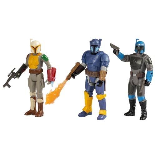 STAR WARS EPIC HERO SERIES UNITE THE CLANS PACK PAZ VIZSLA MANDALORIAN WARRIOR AXE WOVES FIGURAS DE ACCIÓN DE 4 PULGADAS - 5