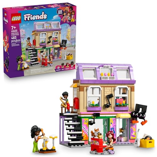LEGO FRIENDS MUSIC STORE APARTMENT BUILDING SET CONJUNTO DE JUEGO INTERACTIVO DE NARRACIÓN DE HISTORIAS PARA NIÑAS Y NIÑOS - 1