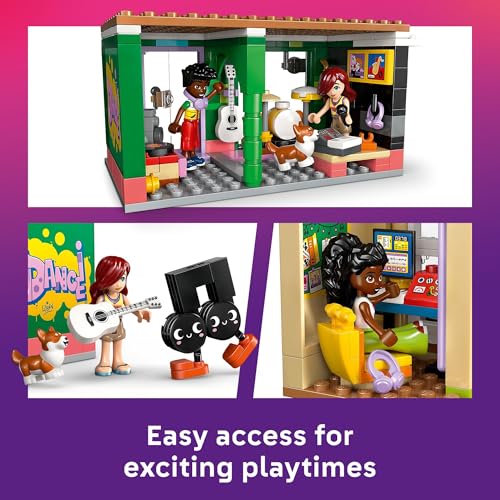 LEGO FRIENDS MUSIC STORE APARTMENT BUILDING SET CONJUNTO DE JUEGO INTERACTIVO DE NARRACIÓN DE HISTORIAS PARA NIÑAS Y NIÑOS - 3