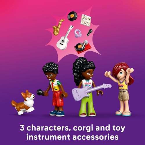 LEGO FRIENDS MUSIC STORE APARTMENT BUILDING SET CONJUNTO DE JUEGO INTERACTIVO DE NARRACIÓN DE HISTORIAS PARA NIÑAS Y NIÑOS - 5