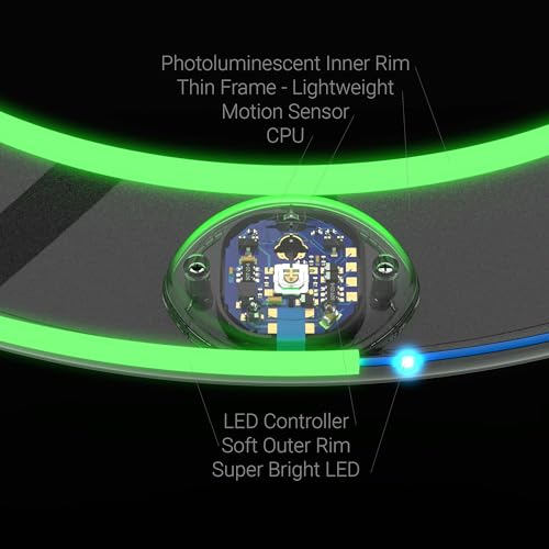 TOSY FLYING RING 36 RGB MULTICOLOR OR 12 MONOCOLOR LEDS SUPER BRIGHT LOST MODE AUTO LIGHT UP EASTER BASKET STUFFERS GIFT FOR - 3