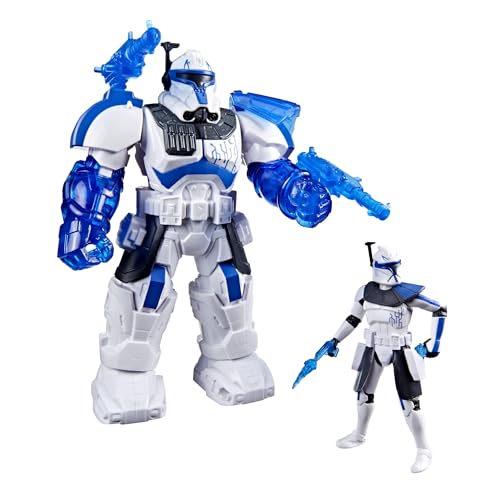 STAR WARS EPIC WORLD OF ACTION CAPITÁN CLON REX TRAJE DE FUERZA MECH TRAJE MECH DE 65 PULGADAS Y FIGURA DE ACCIÓN DE 4 PULGADAS - 7