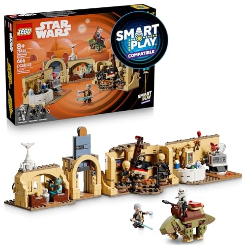 LEGO STAR WARS SMART PLAY MOS EISLEY CANTINA JUEGO DE CONSTRUCCIÓN DE JUGUETES PARA NIÑOS JUEGO COMPATIBLE CON 3 ETIQUETAS - 1
