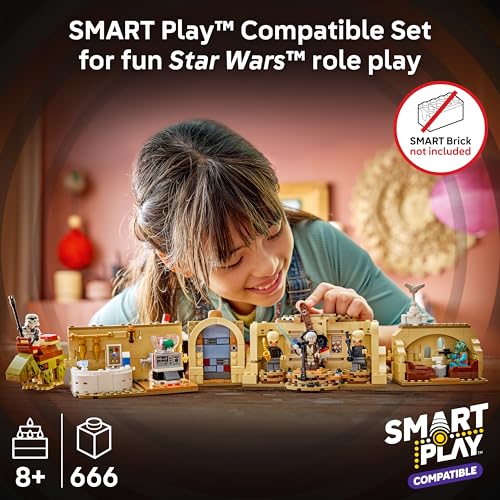 LEGO STAR WARS SMART PLAY MOS EISLEY CANTINA JUEGO DE CONSTRUCCIÓN DE JUGUETES PARA NIÑOS JUEGO COMPATIBLE CON 3 ETIQUETAS - 3