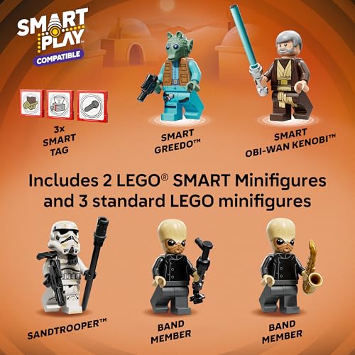 LEGO STAR WARS SMART PLAY MOS EISLEY CANTINA JUEGO DE CONSTRUCCIÓN DE JUGUETES PARA NIÑOS JUEGO COMPATIBLE CON 3 ETIQUETAS - 5