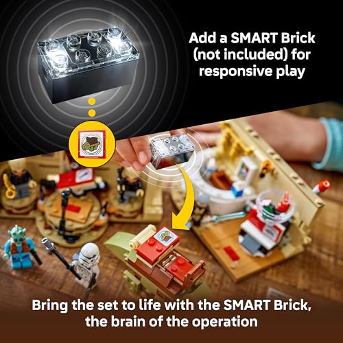 LEGO STAR WARS SMART PLAY MOS EISLEY CANTINA JUEGO DE CONSTRUCCIÓN DE JUGUETES PARA NIÑOS JUEGO COMPATIBLE CON 3 ETIQUETAS - 6