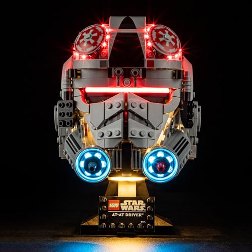 BRIKSMAX KIT DE ILUMINACIÓN LED 20 PARA LEGO 75429 CASCO DEL CONDUCTOR ATAT ILUMINACIÓN LED COMPATIBLE CON EL SET - 1