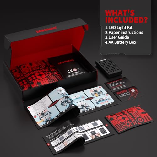 BRIKSMAX KIT DE ILUMINACIÓN LED 20 PARA LEGO 75429 CASCO DEL CONDUCTOR ATAT ILUMINACIÓN LED COMPATIBLE CON EL SET - 6