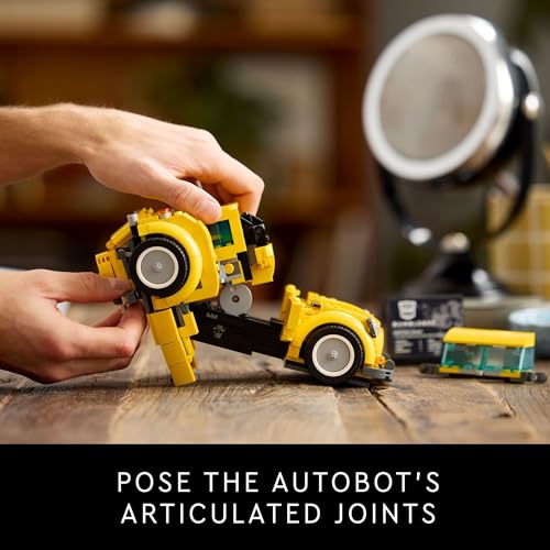 FIGURA DE ACCIÓN LEGO ICONS TRANSFORMERS BUMBLEBEE JUGUETE COLECCIONABLE DE ROBOT PARA ADULTOS SET DE CONSTRUCCIÓN DE MODELO - 5