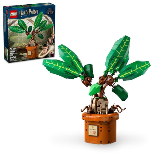 LEGO FIGURA DE MANDRÁGORA DE HARRY POTTER Y JUGUETE DE PLANTA DE MACETA IDEA DE REGALO COLECCIONABLE DE HARRY POTTER PARA NIÑOS - 1