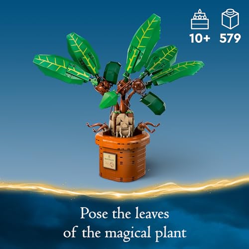 LEGO FIGURA DE MANDRÁGORA DE HARRY POTTER Y JUGUETE DE PLANTA DE MACETA IDEA DE REGALO COLECCIONABLE DE HARRY POTTER PARA NIÑOS - 3