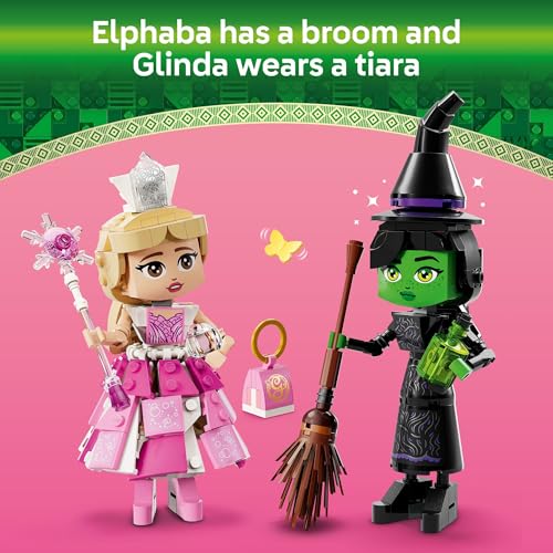 LEGO WICKED ELPHABA GLINDA FIGURES JUGUETES DE CONSTRUCCIÓN JUGUETES DE WICKED PARA NIÑOS Y NIÑAS MAYORES DE 10 AÑOS MUÑECAS - 5