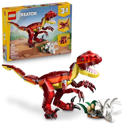 LEGO CREATOR 3 EN 1 JUGUETE DE CONSTRUCCIÓN DE DINOSAURIOS FEROCES PARA NIÑOS Y NIÑAS A PARTIR DE 8 AÑOS REGALO PARA CUMPLEAÑOS - 1