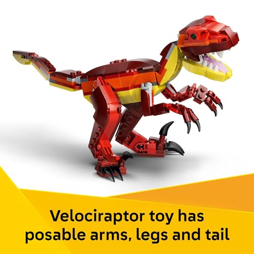 LEGO CREATOR 3 EN 1 JUGUETE DE CONSTRUCCIÓN DE DINOSAURIOS FEROCES PARA NIÑOS Y NIÑAS A PARTIR DE 8 AÑOS REGALO PARA CUMPLEAÑOS - 4